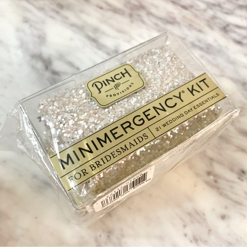 Iridescent Glitter Miniemergency Kit for Bridesmaids
